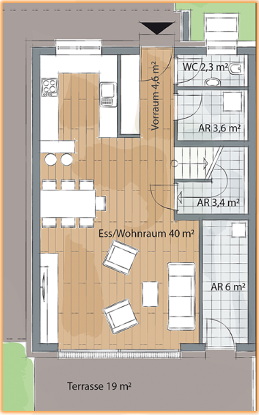 Grundriss Erdgeschoss